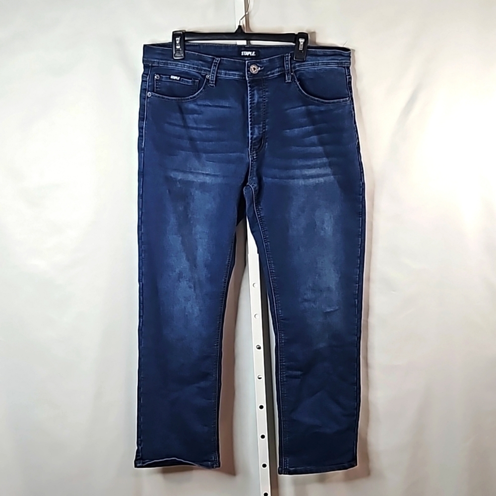 Staple Mens Blue Jeans Size 34x30